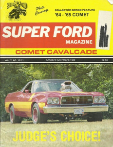 SUPER FORD 1982 OCT/NOV - COMET SPECIAL, GT40